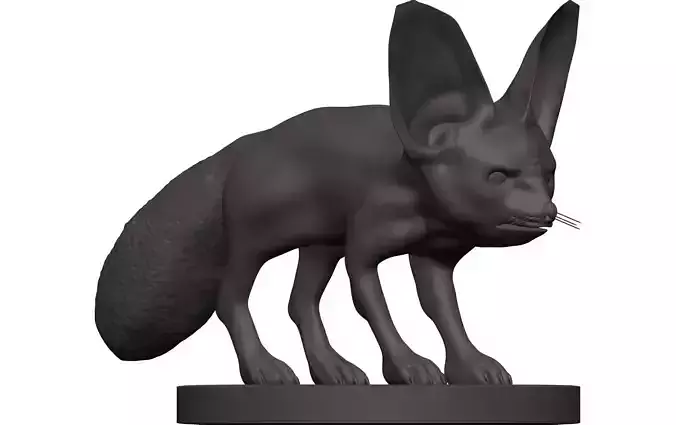 Fox-Fox figurine of donkey