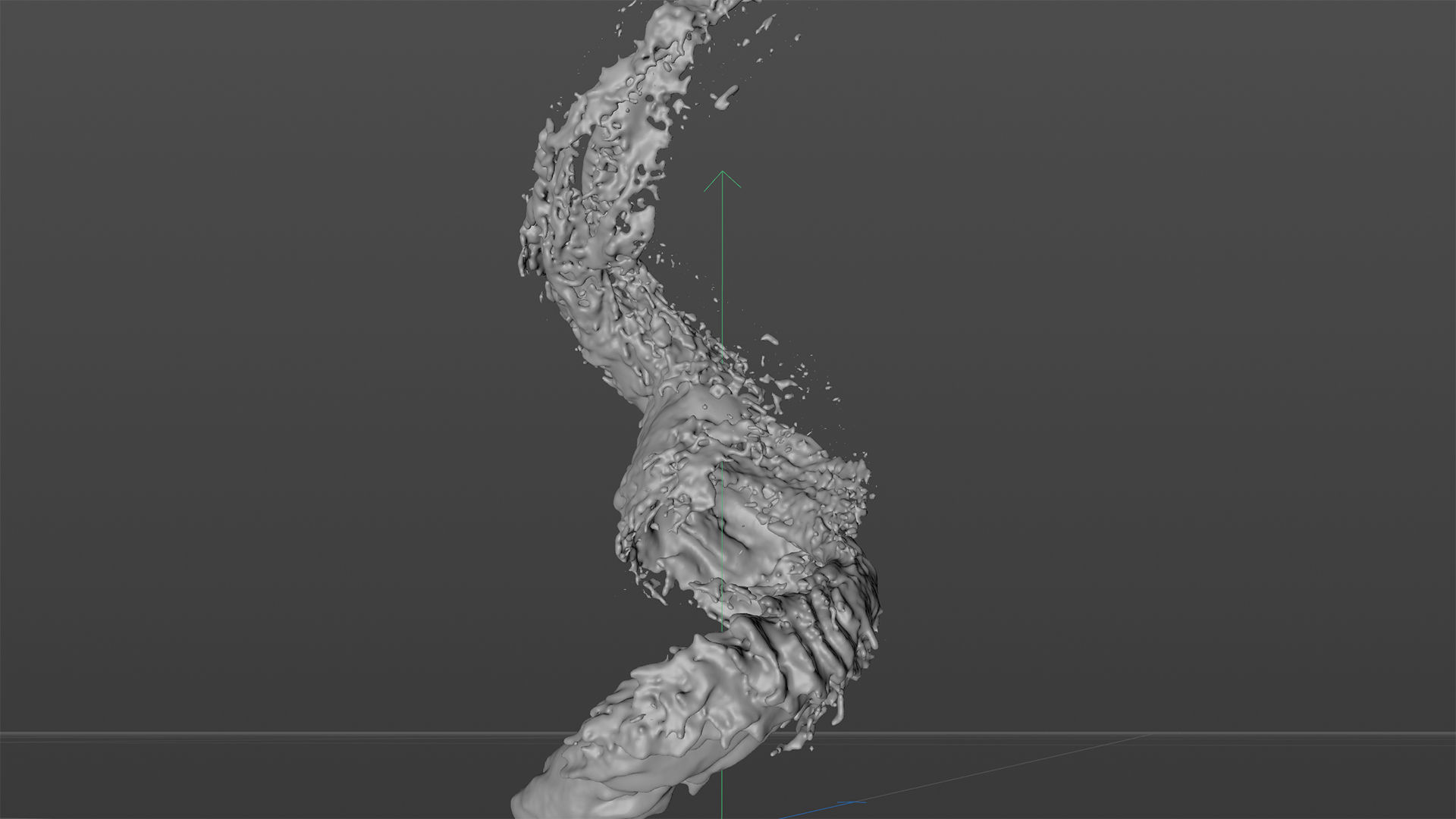 Splash Water Animated 3D model_4