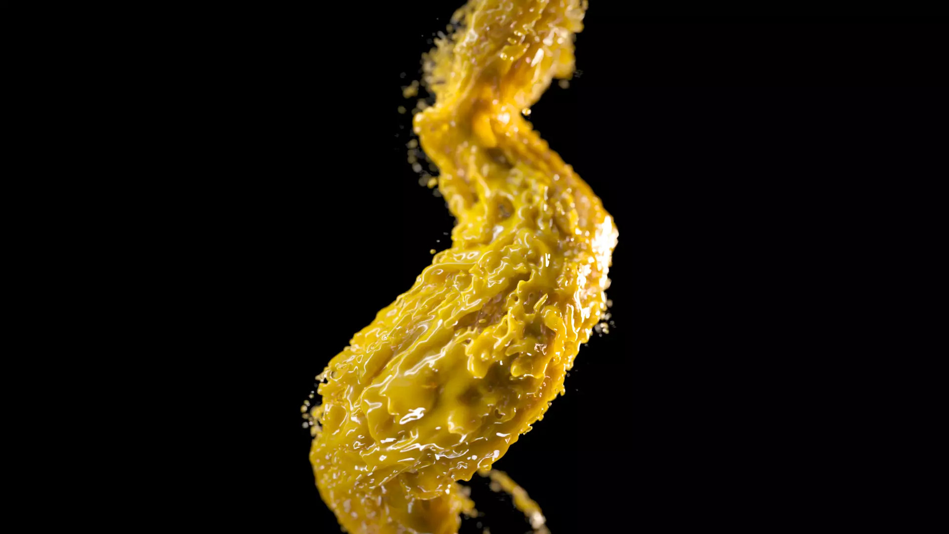 Splash Water Animated 3D model_0