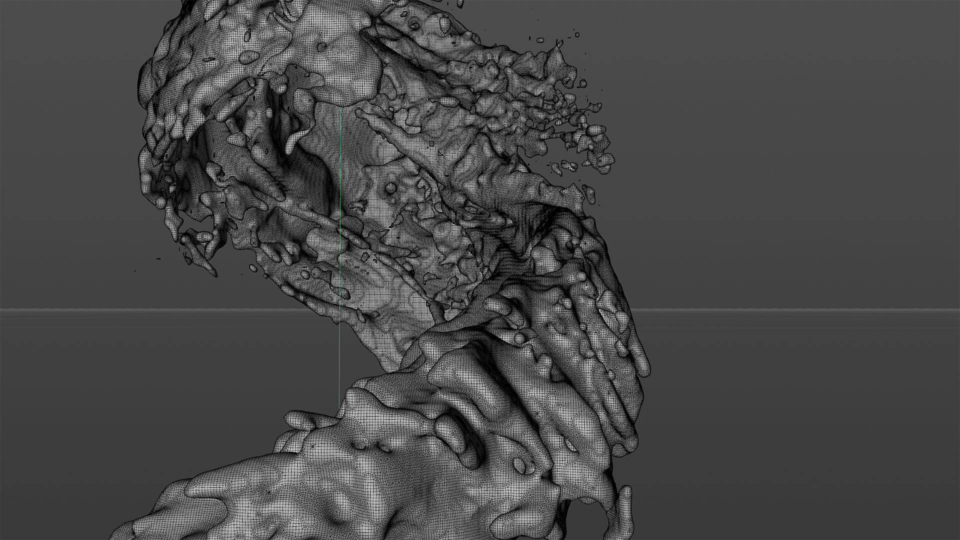 Splash Water Animated 3D model_7