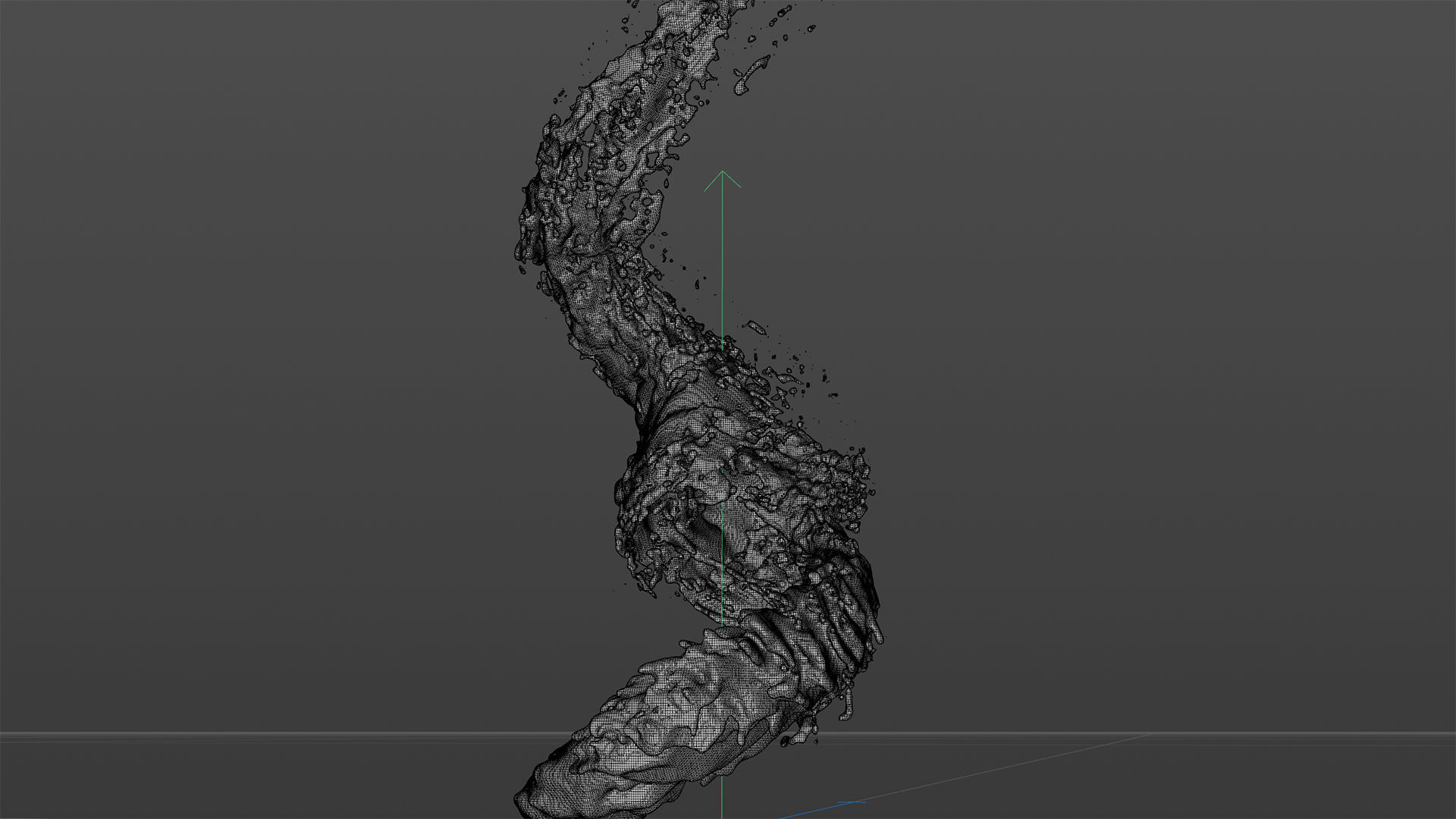 Splash Water Animated 3D model_5