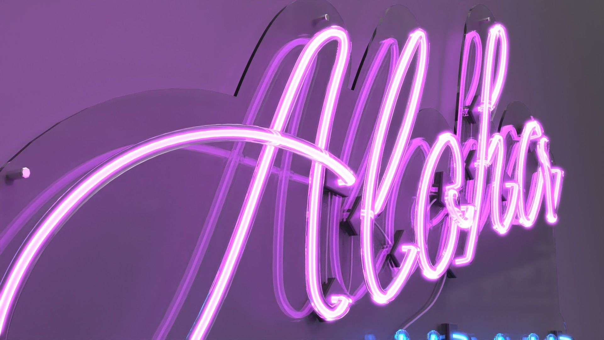 Aloha Miami - Neon Sign 3D model_1