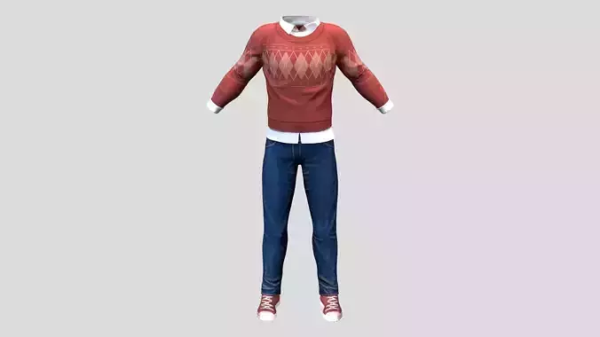 Round Neck Jumper Outfit
