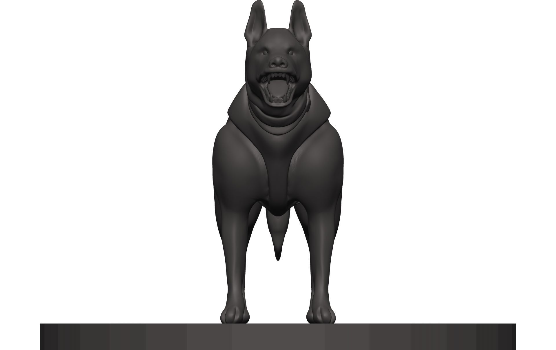 German Shepherd 3D model_1