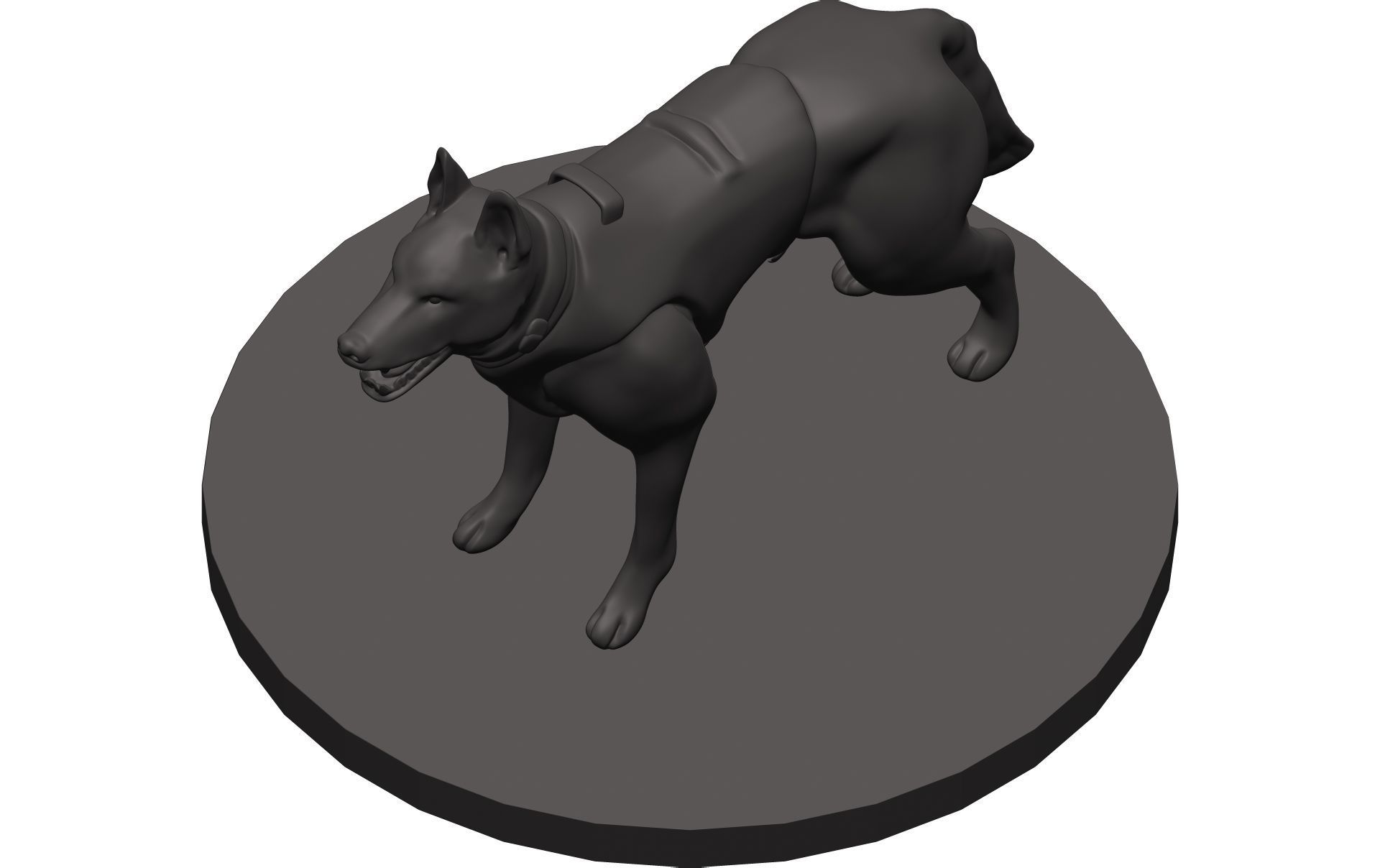 German Shepherd 3D model_8