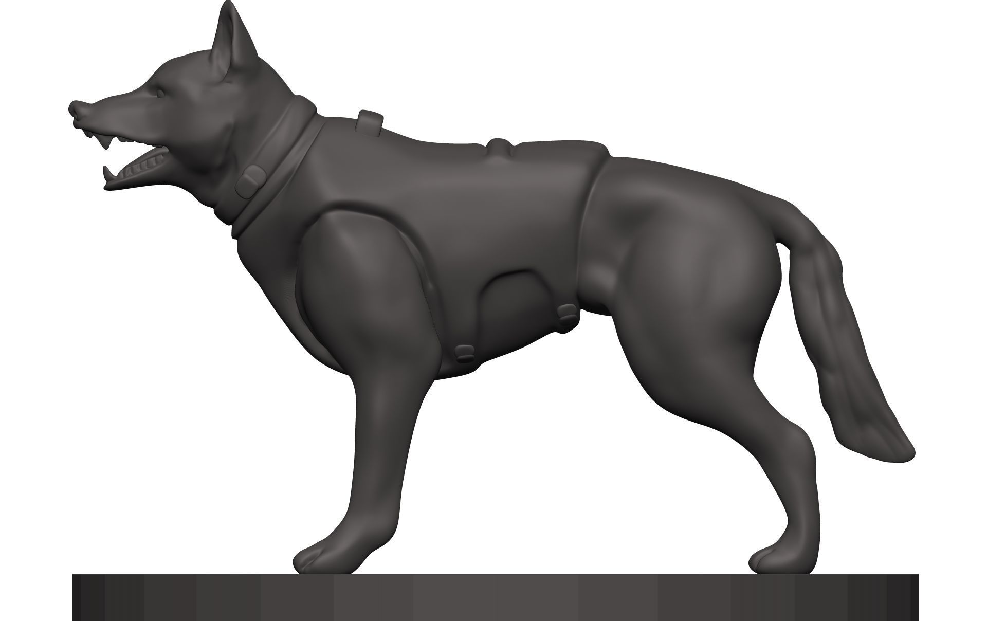 German Shepherd 3D model_3