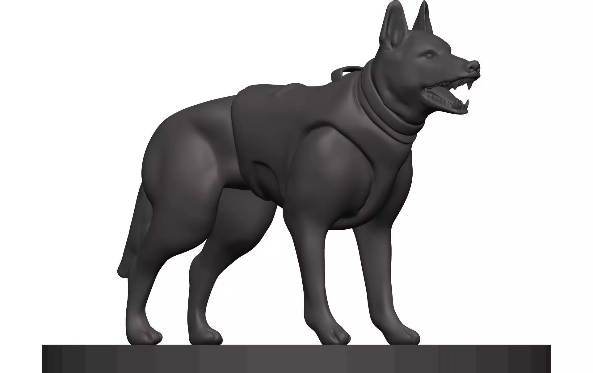German Shepherd 3D model_0