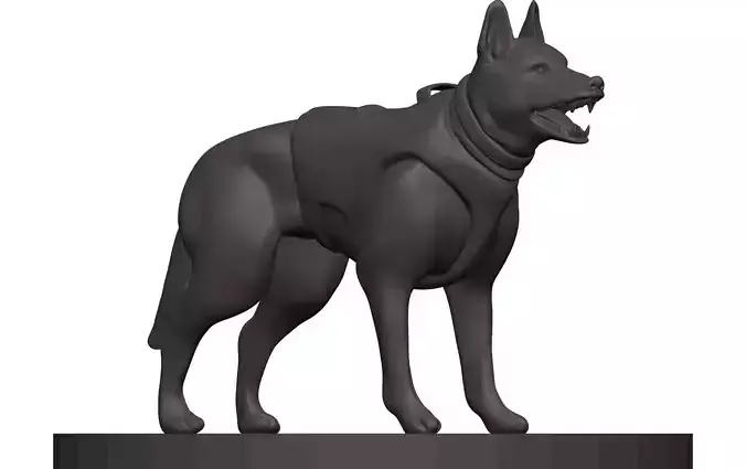 German Shepherd 3D model