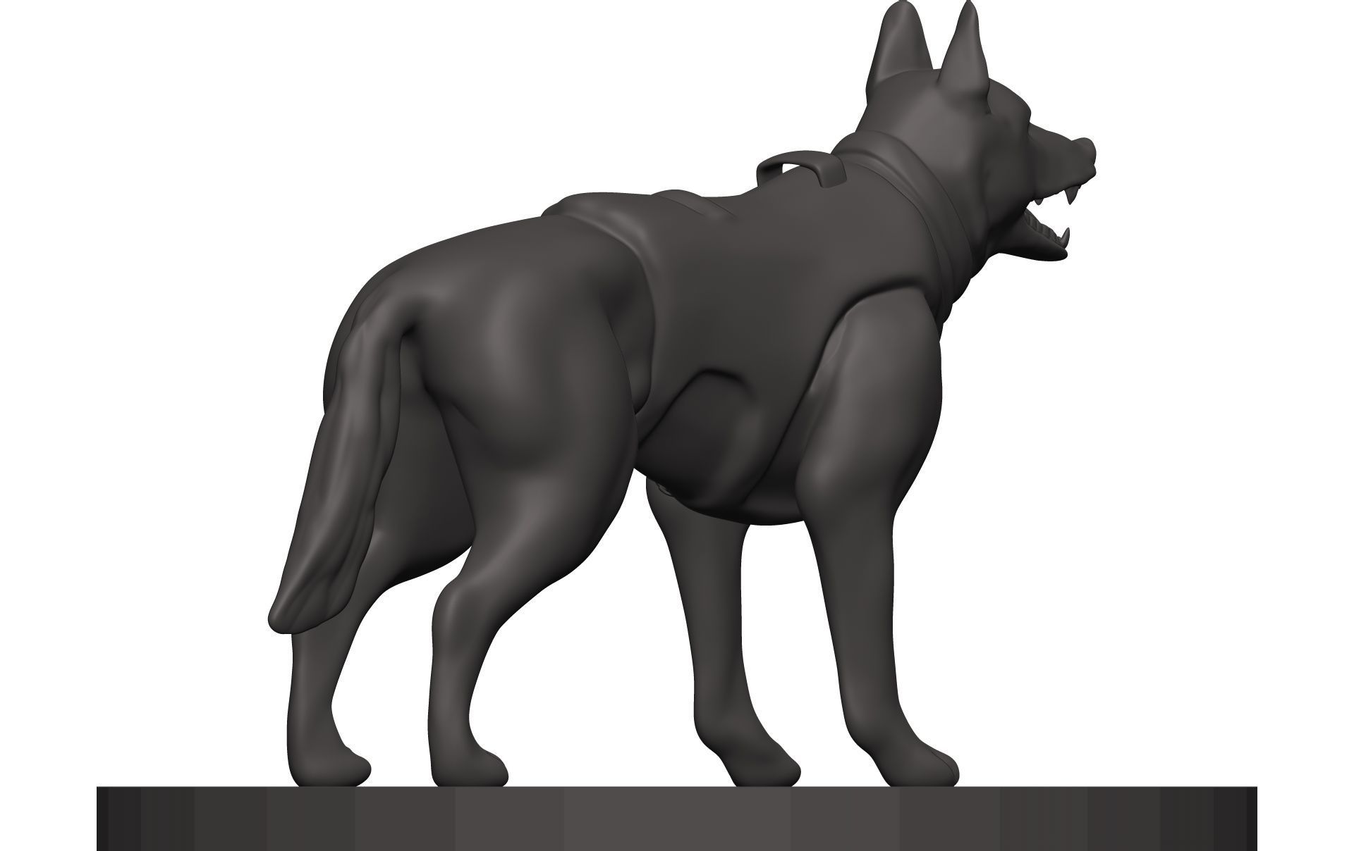 German Shepherd 3D model_5