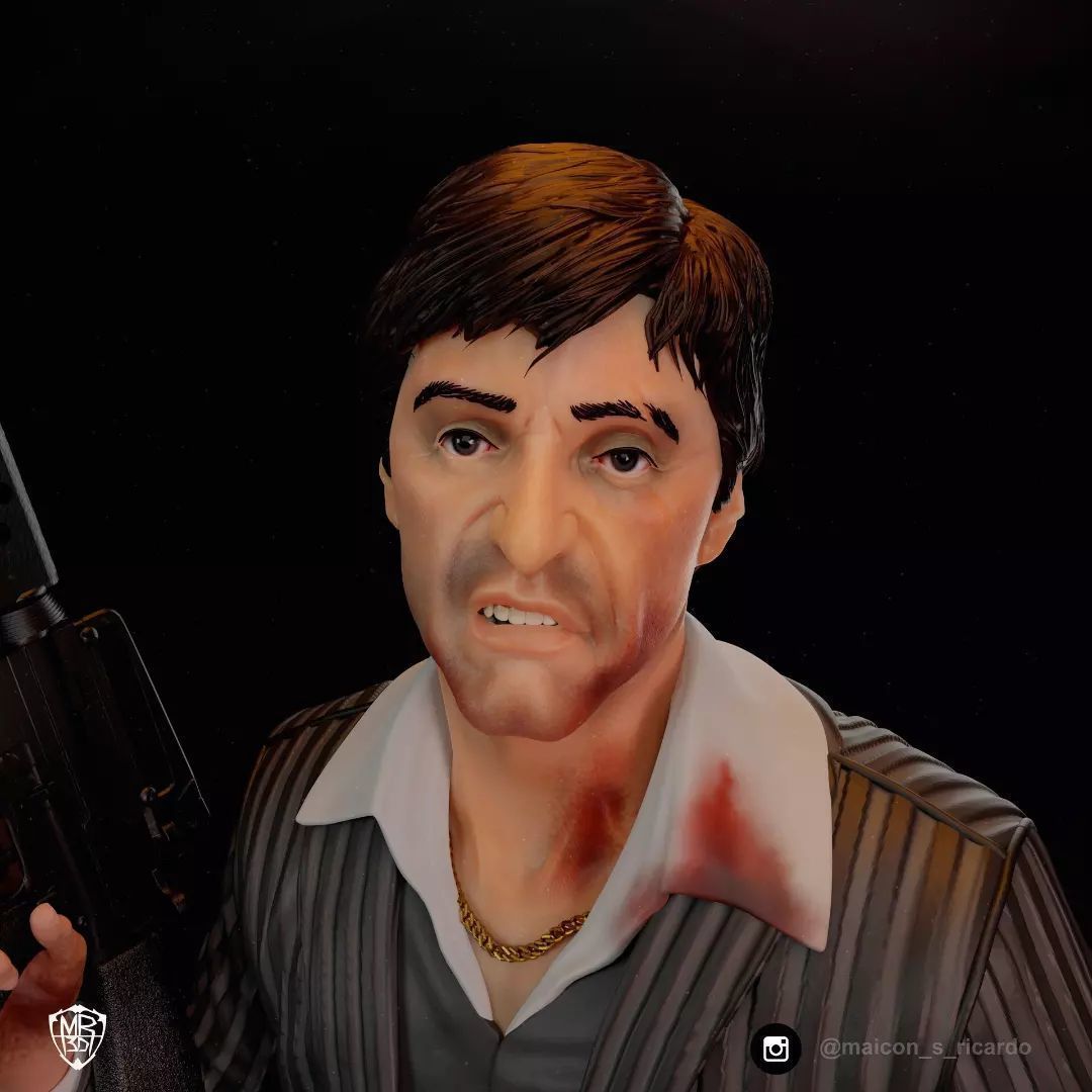 Scarface Tony Montana 3D Model 3D Printable CGTrader scarface-tony-montana-3d-model-3d-printable-cgtrader