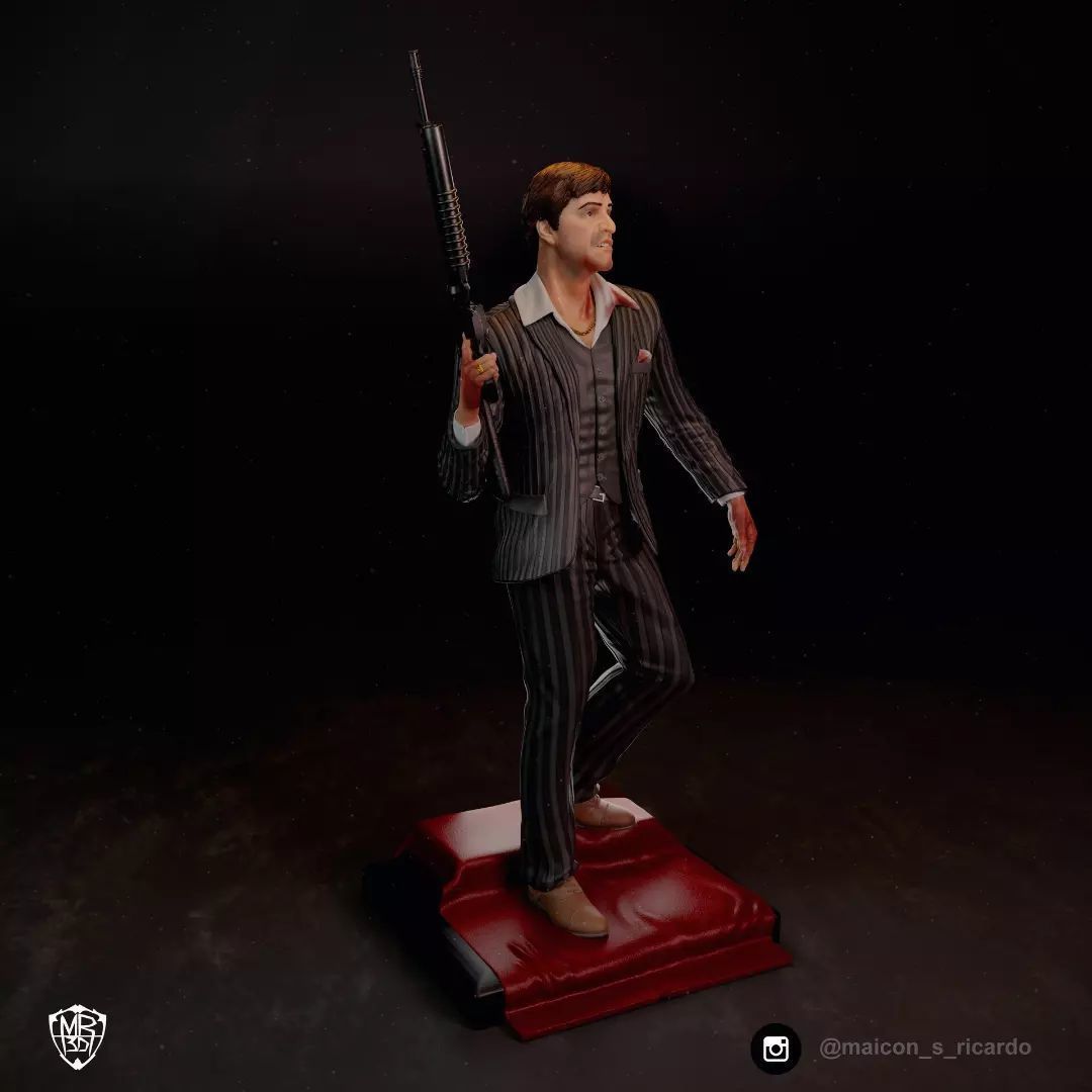 Scarface Tony Montana 3D print model_5