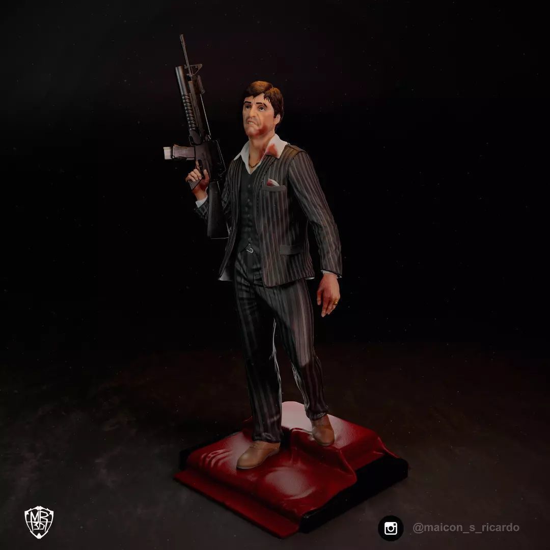 Scarface Tony Montana 3D print model_4