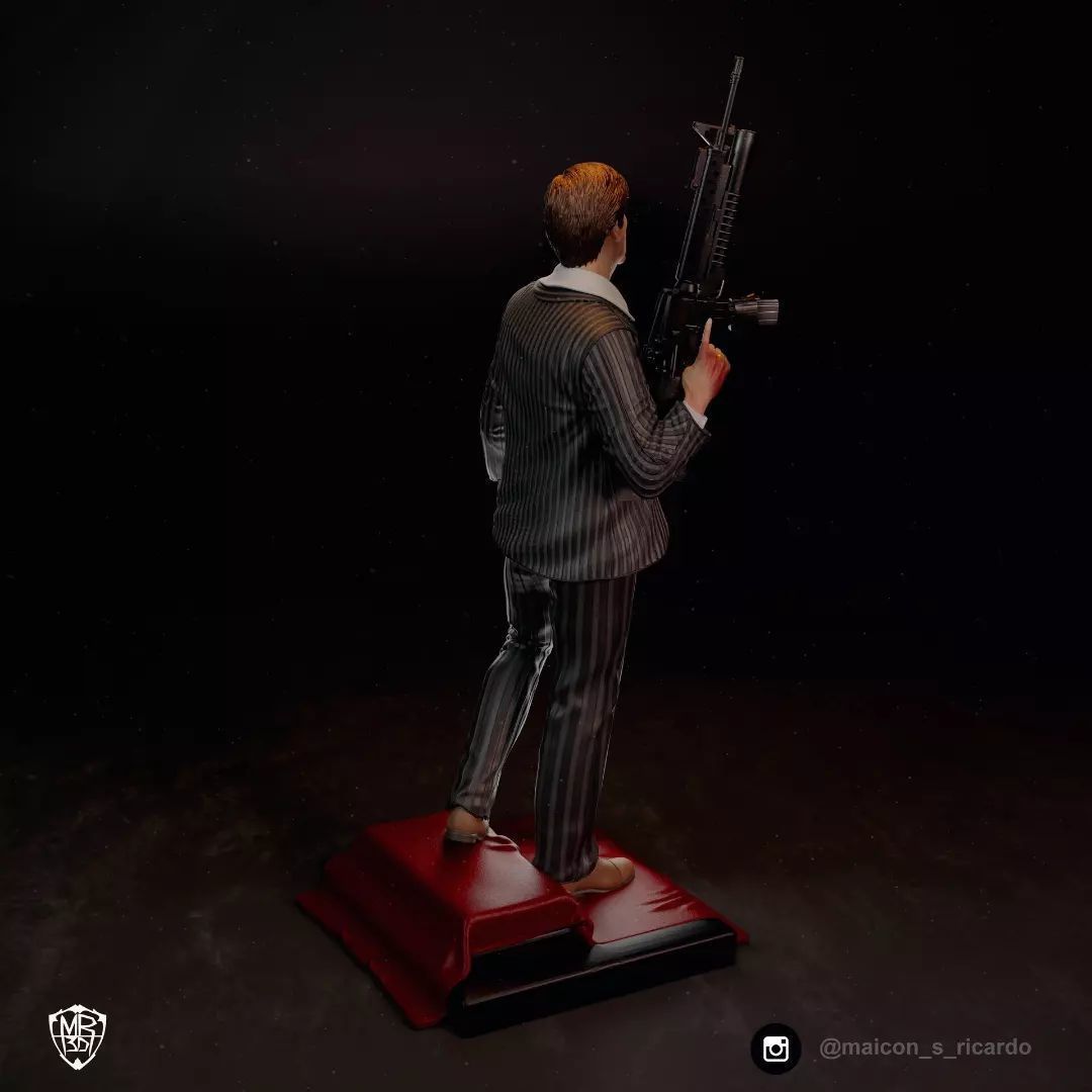 Scarface Tony Montana 3D print model_3