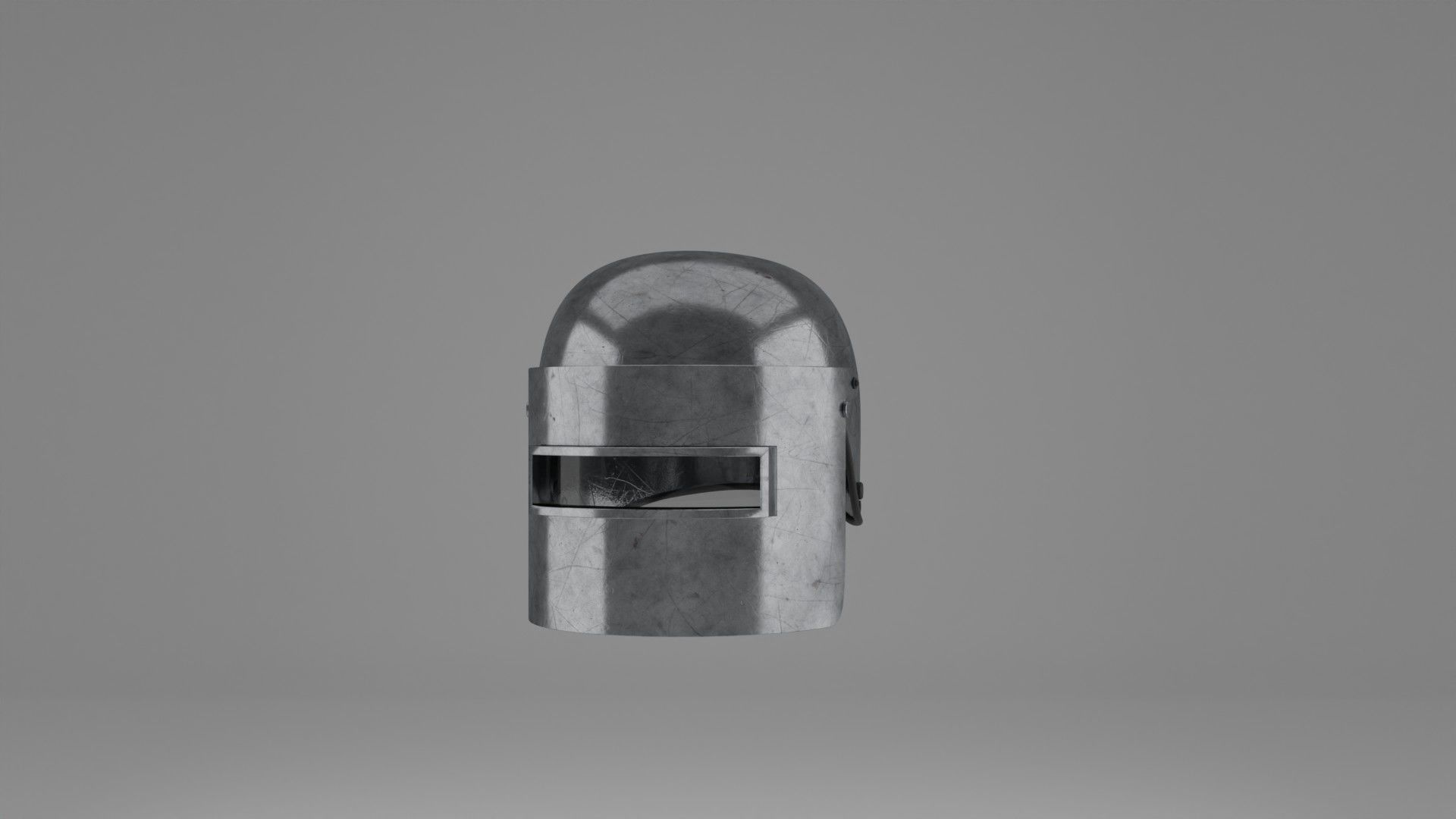 War Helmet - Game Ready 3D model_5