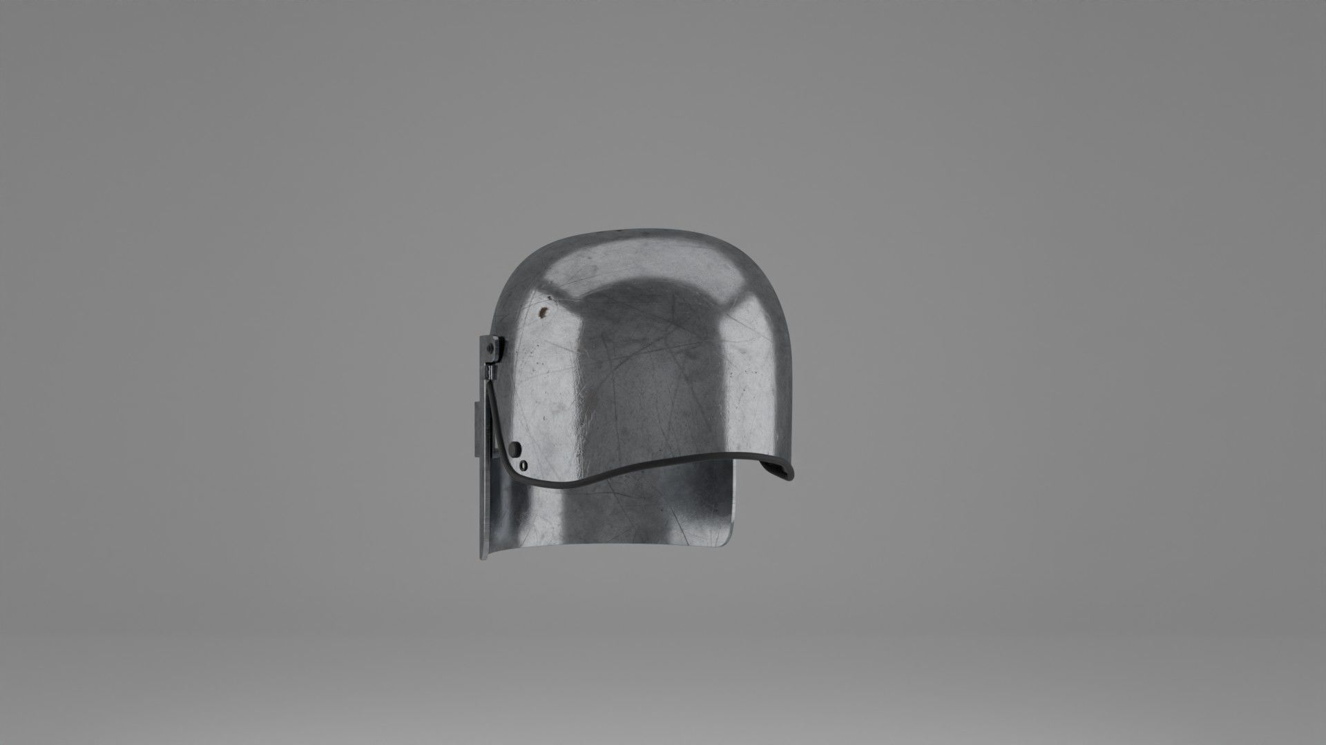 War Helmet - Game Ready 3D model_20