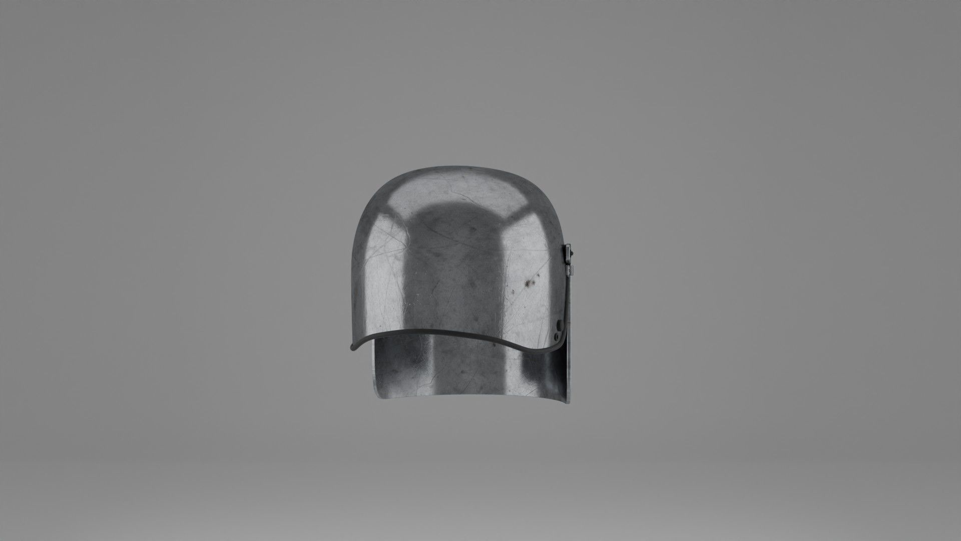 War Helmet - Game Ready 3D model_17