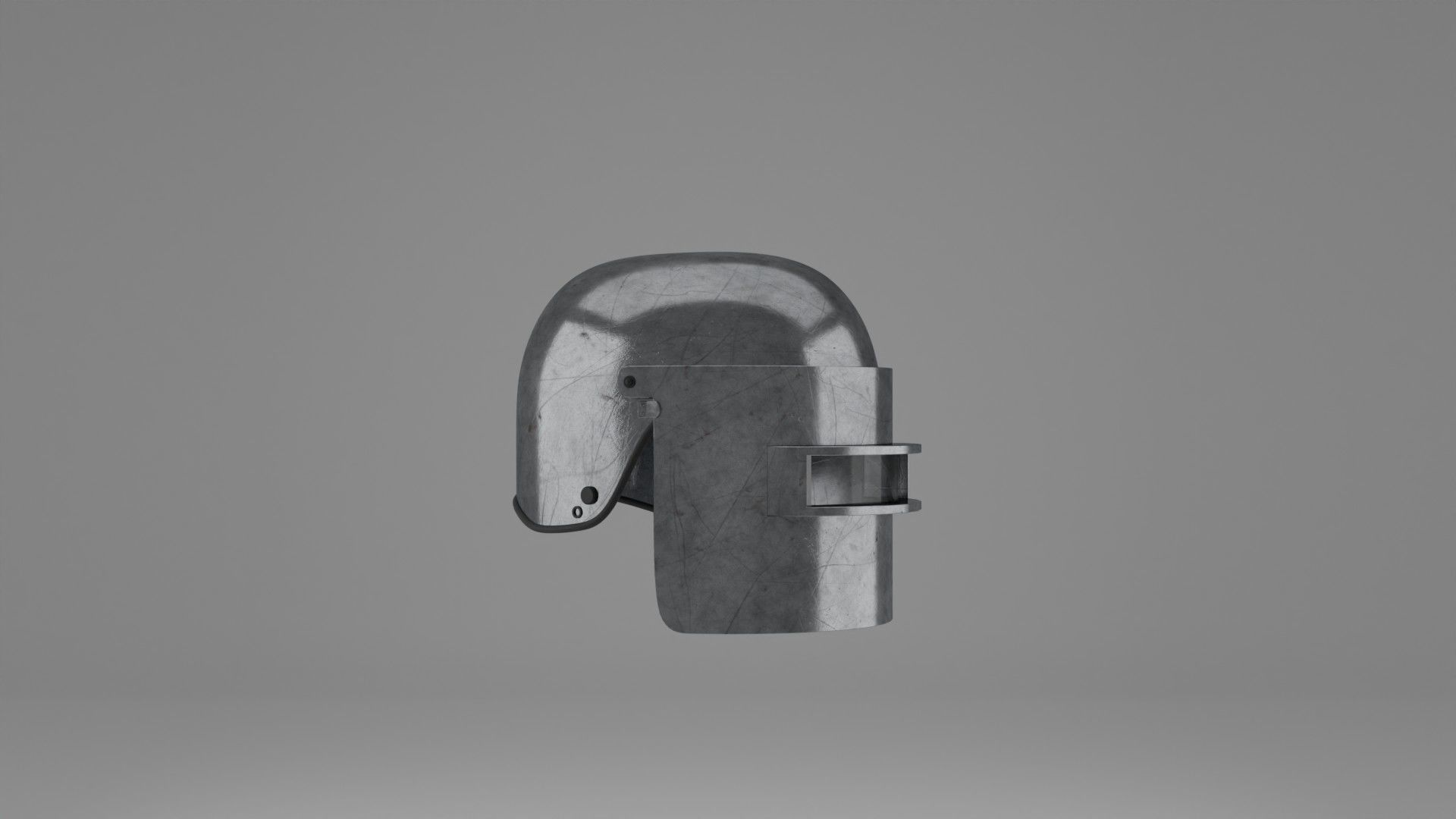 War Helmet - Game Ready 3D model_10