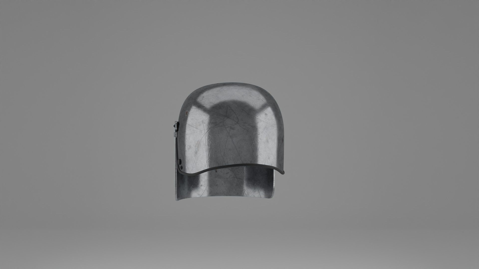 War Helmet - Game Ready 3D model_19