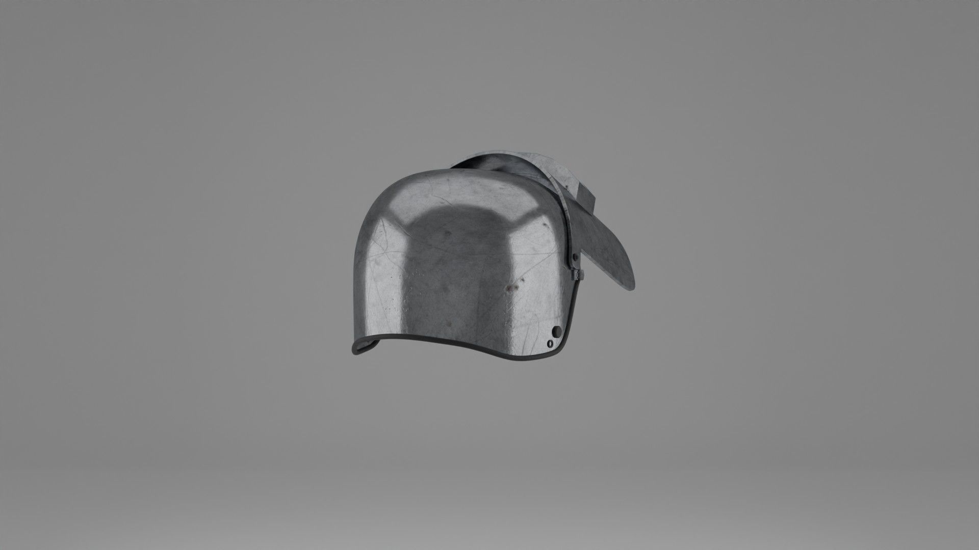 War Helmet - Game Ready 3D model_28