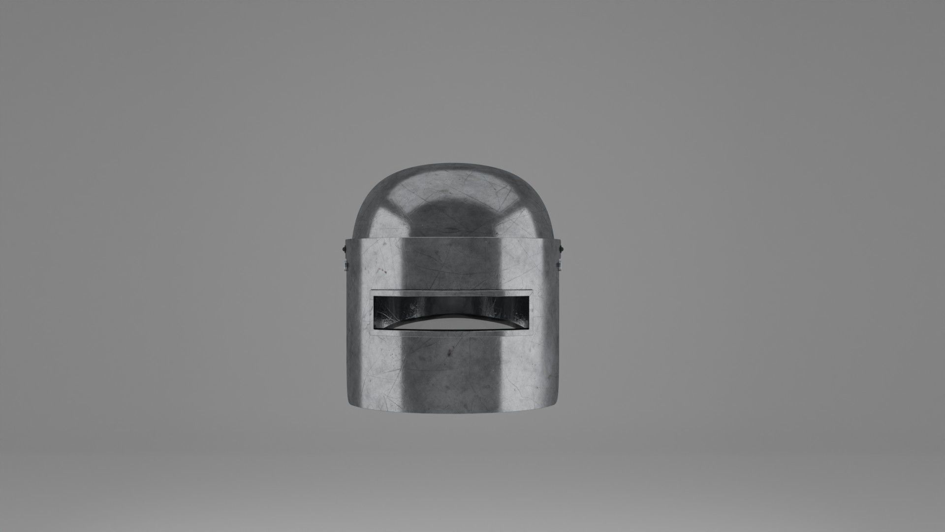 War Helmet - Game Ready 3D model_6