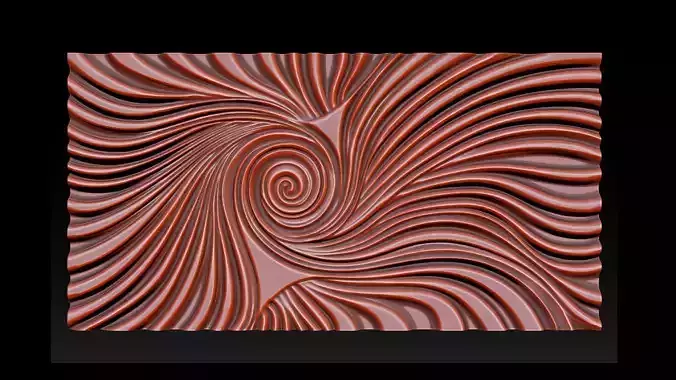 Relief carving model for CNC router 3D print model Relief carving model for CNC router 3D print model