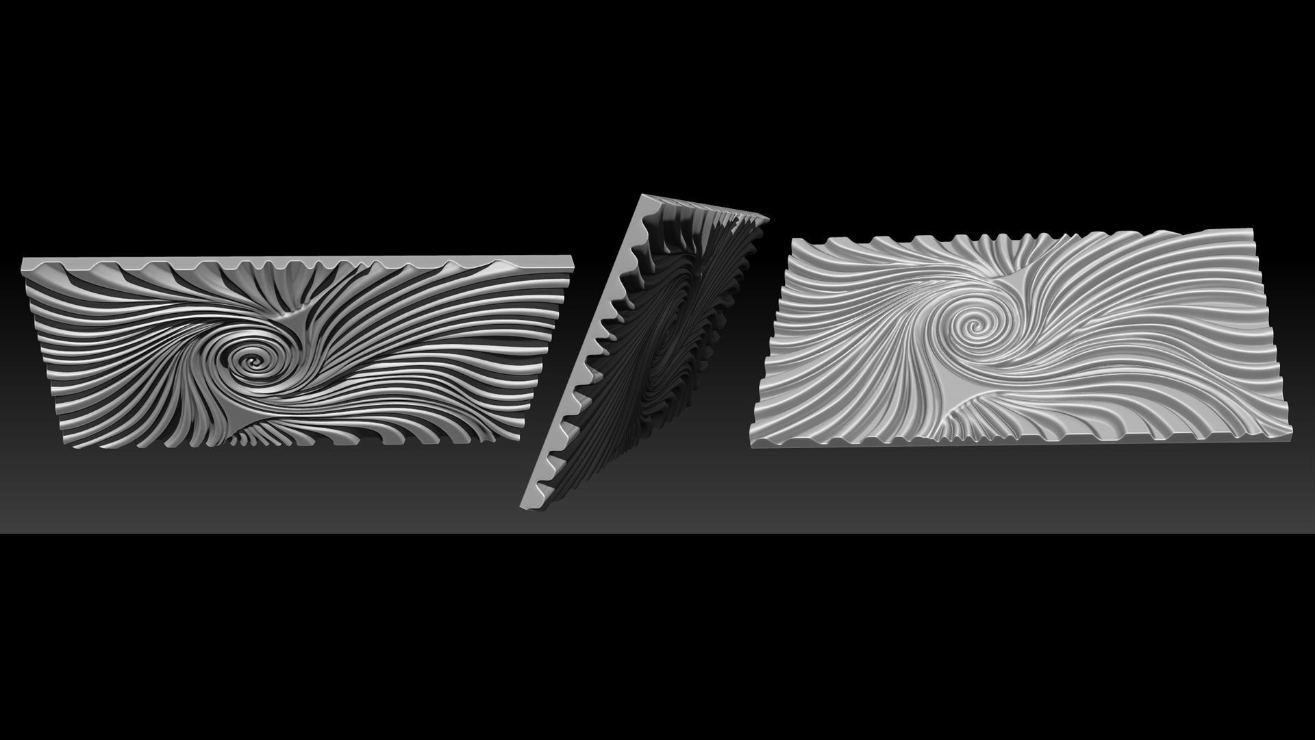 Relief carving model for CNC router 3D print model_8