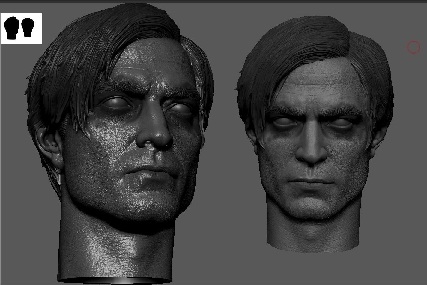 Robert Pattinson - Bruce Wayne Head-Batman 3D print model_2