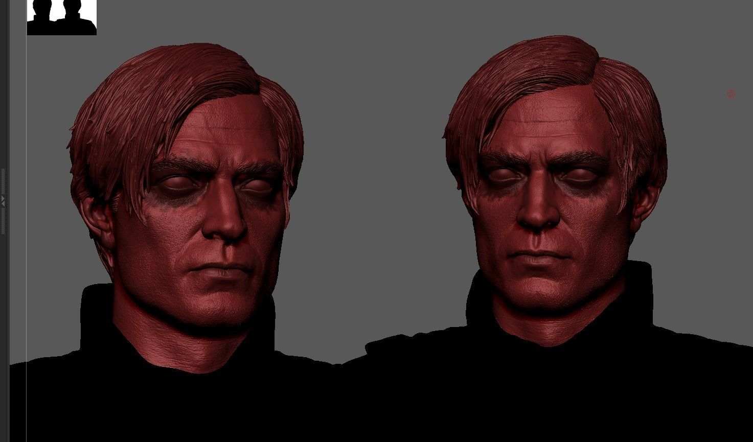 Robert Pattinson - Bruce Wayne Head-Batman 3D print model_7