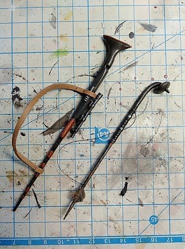 Tusken Weapons 6 Inch 1 to 12 Scale   3D print model