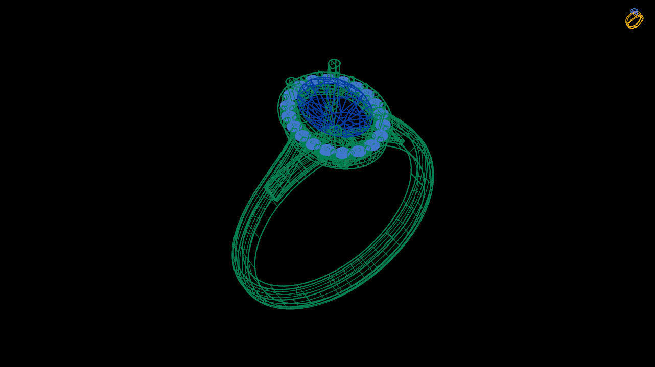 oval engagement ring 3d file 3D print model_5