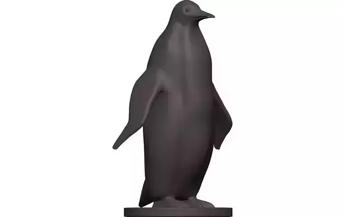 Penguin statue