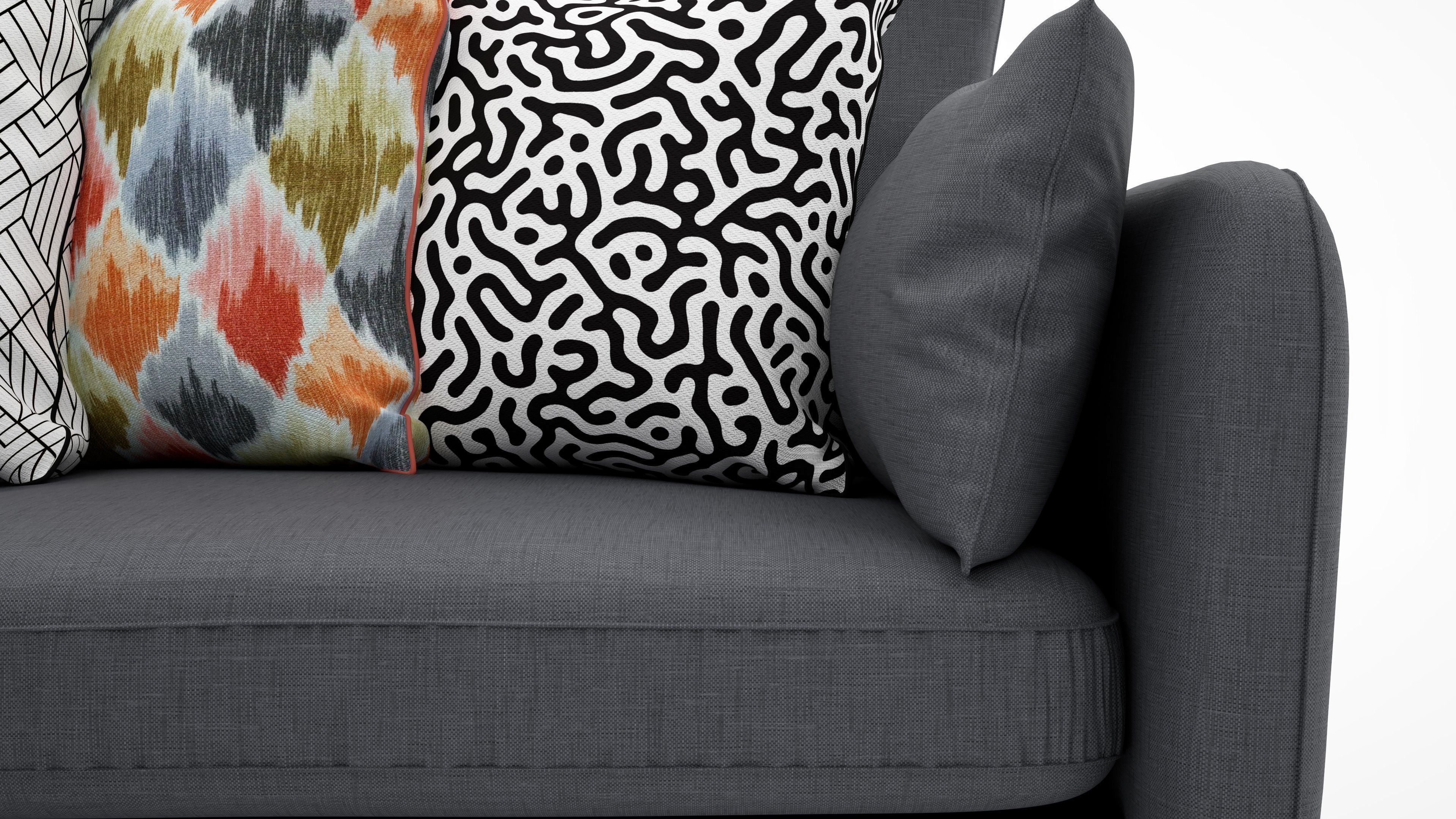 MODERN SOFA WITH PILLOWS 3D model_2