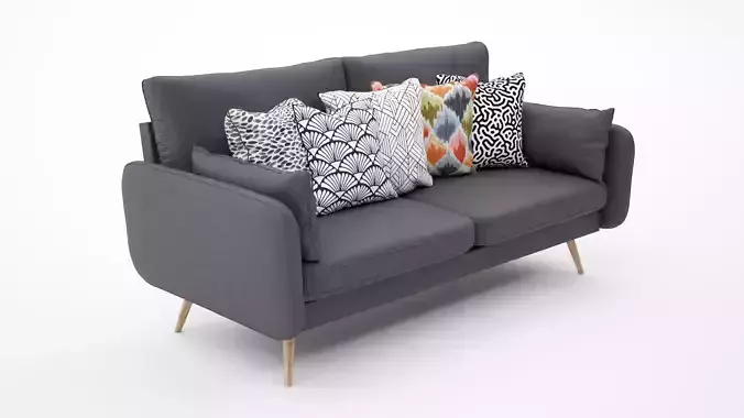  MODERN SOFA WITH PILLOWS