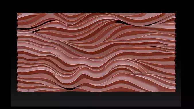 Relief carving model for CNC router