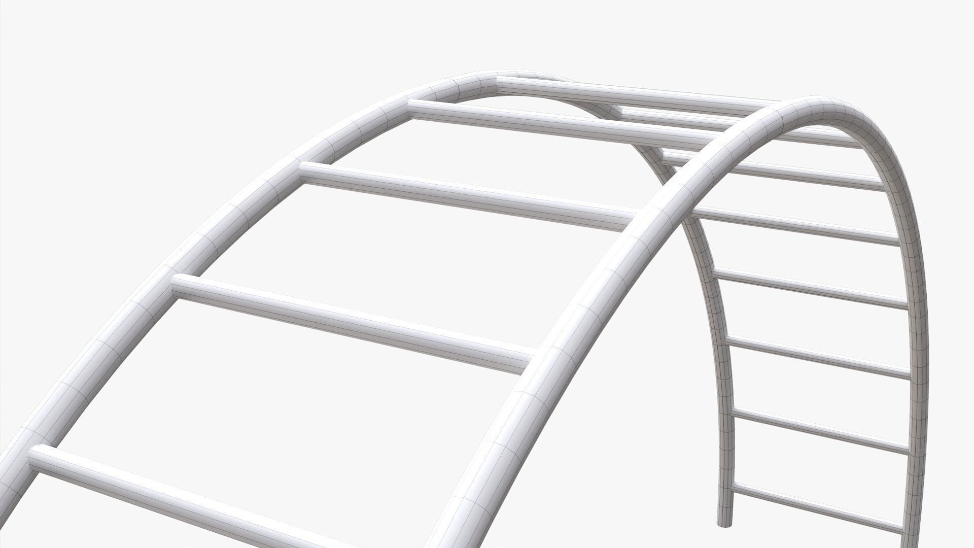 Climbing monkey 02 3D model_6