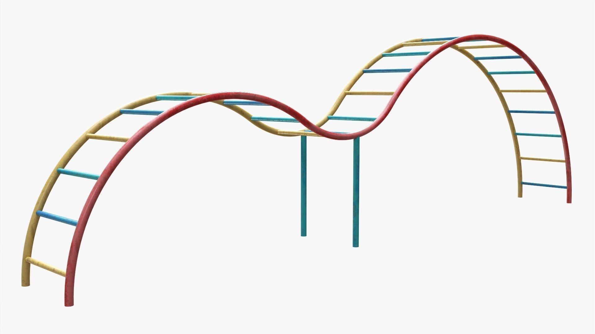 Climbing monkey 03 3D model_2