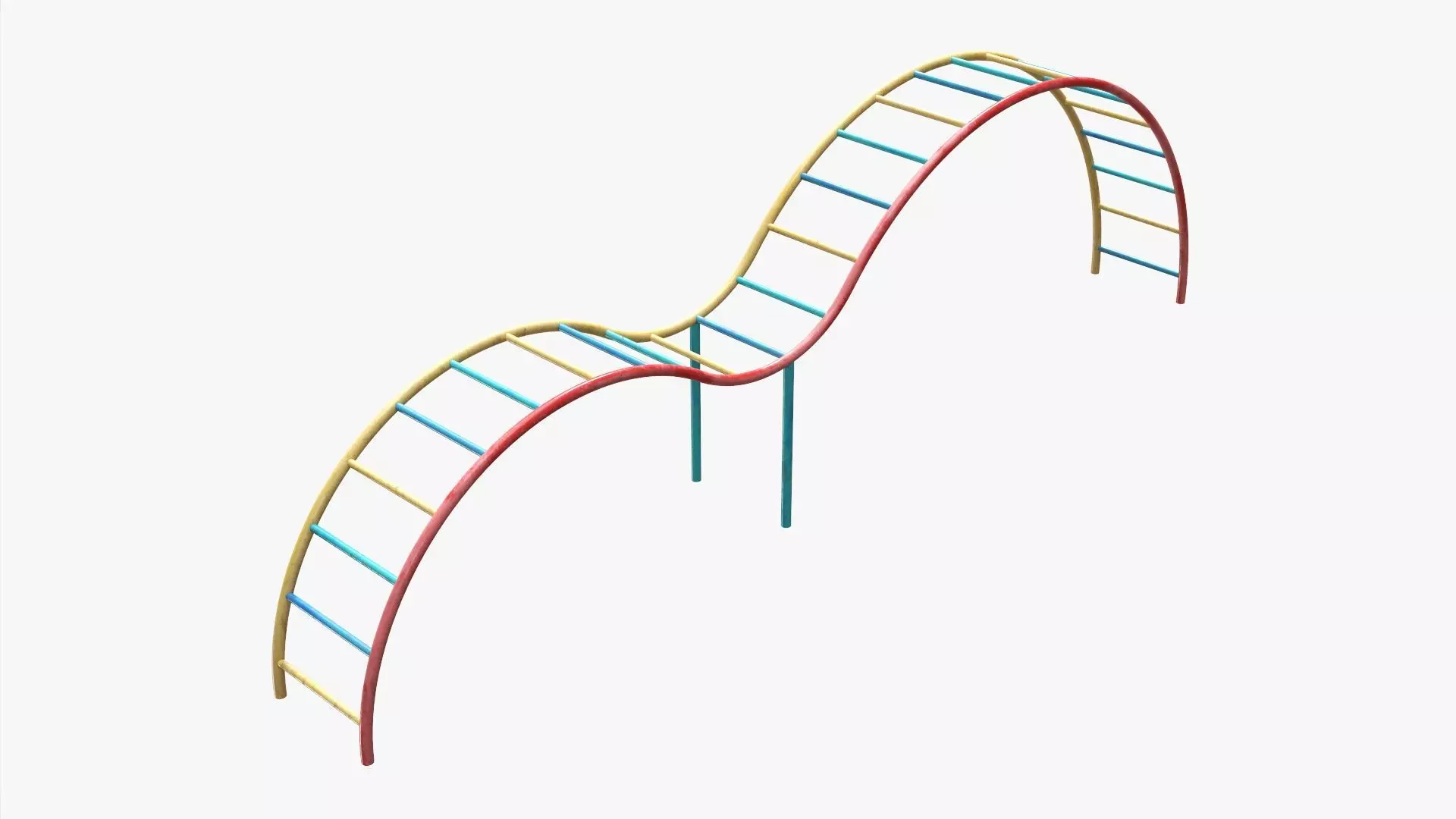 Climbing monkey 03 3D model_0