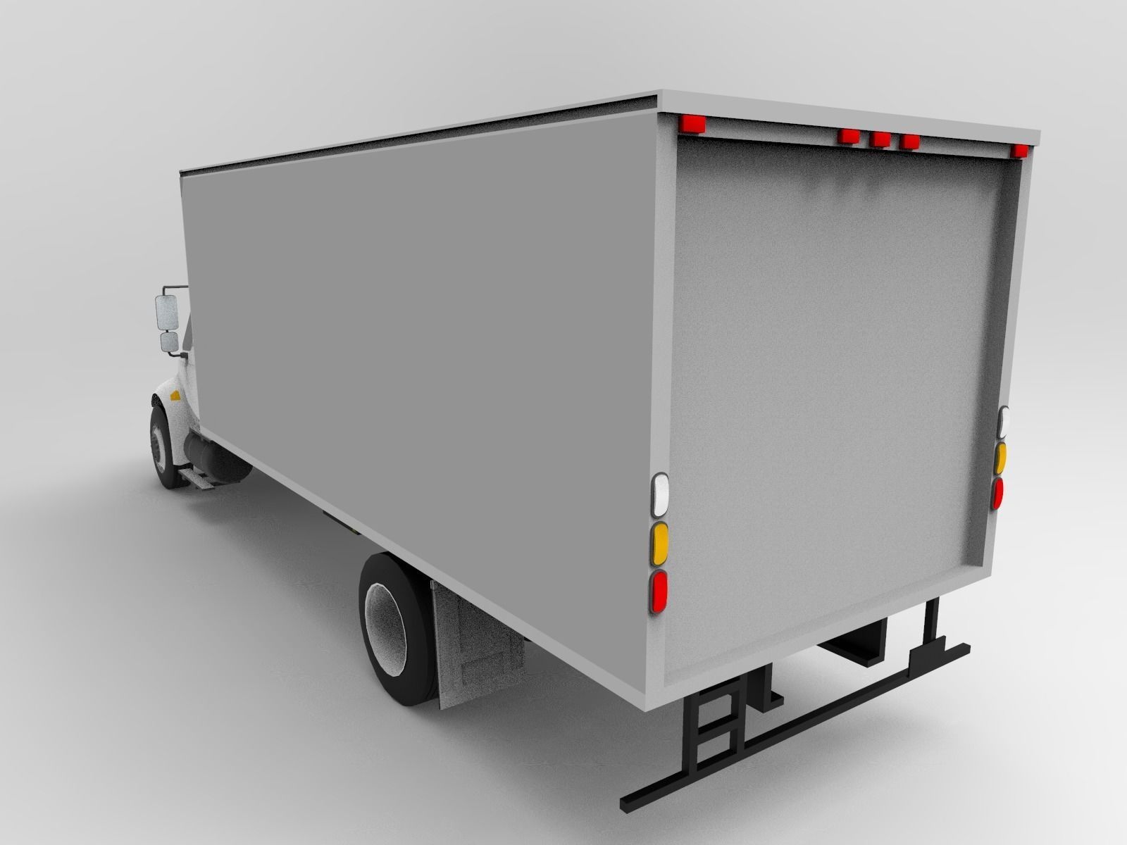Box Truck 3D model_5
