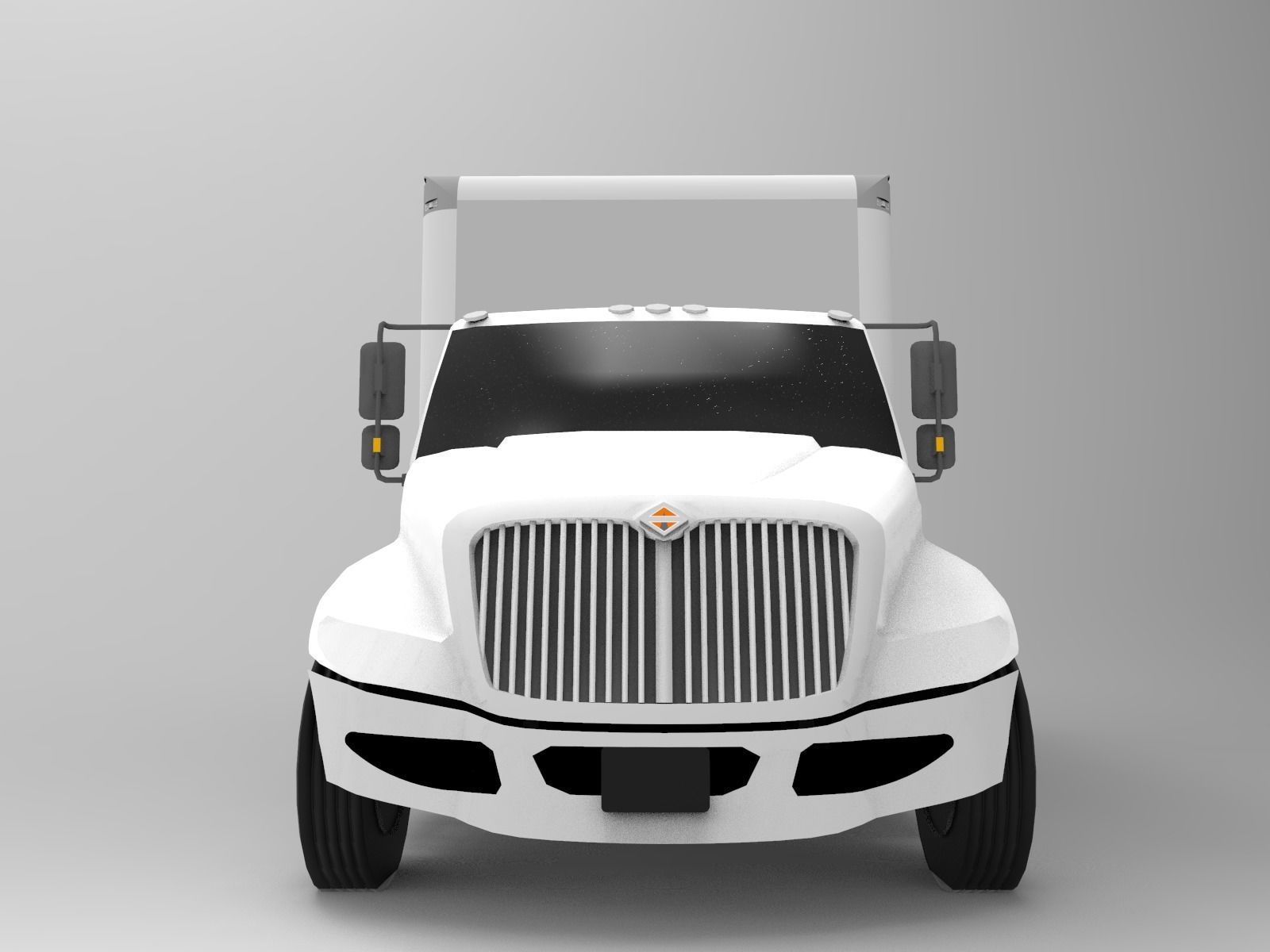 Box Truck 3D model_2