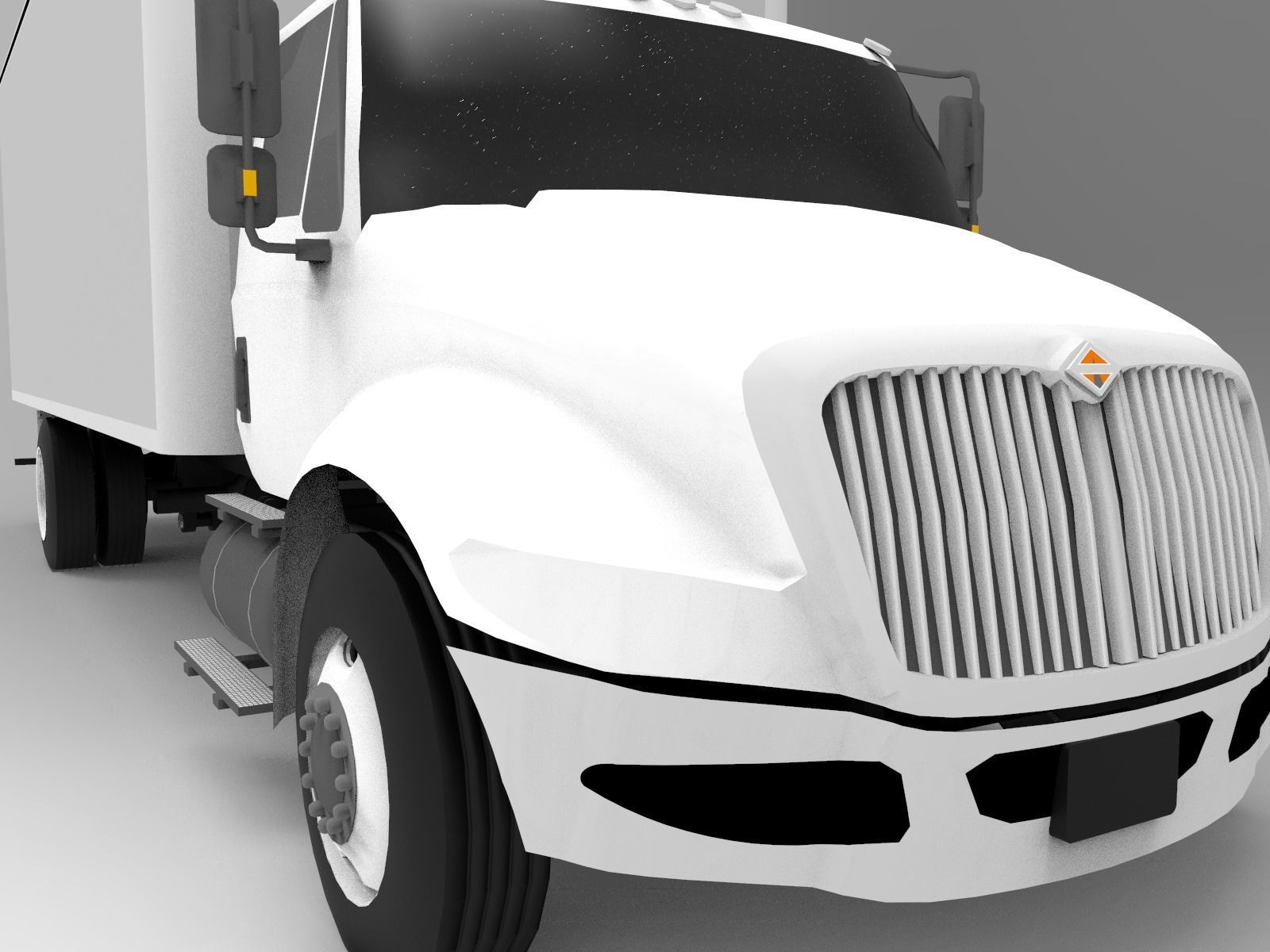 Box Truck 3D model_3
