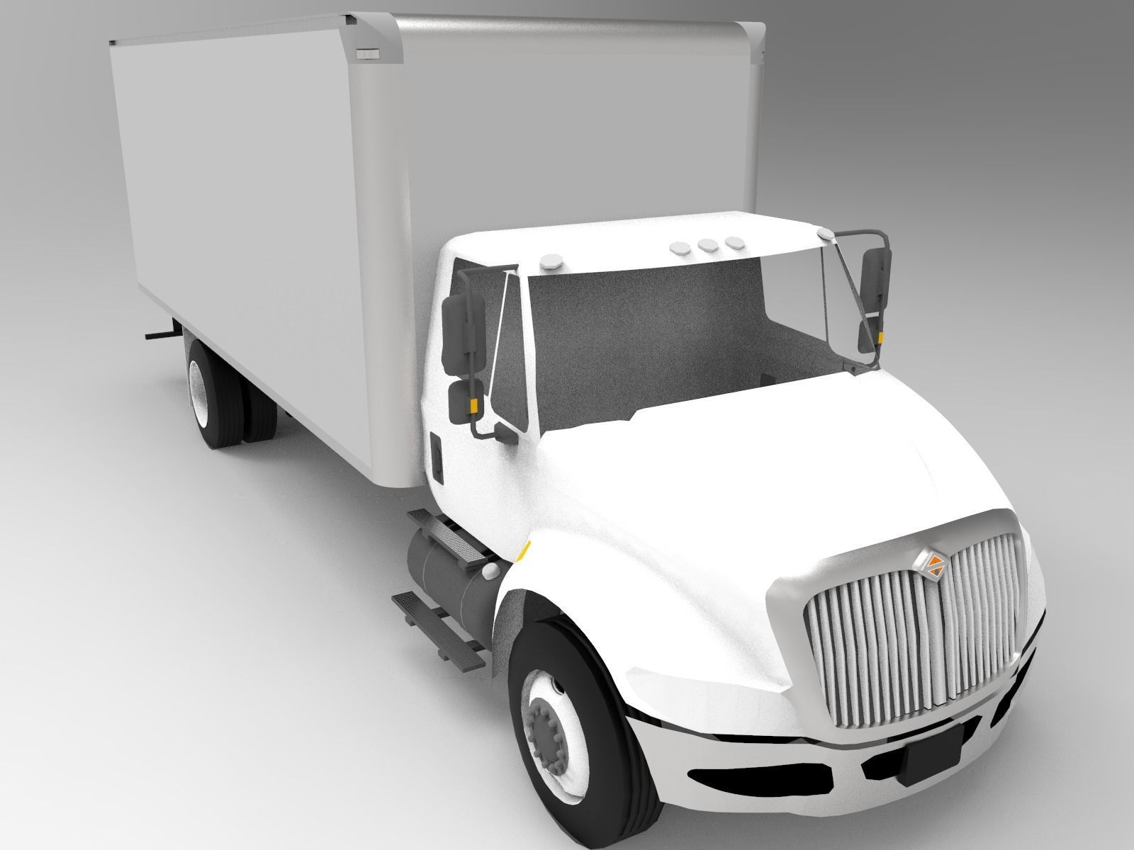 Box Truck 3D model_1