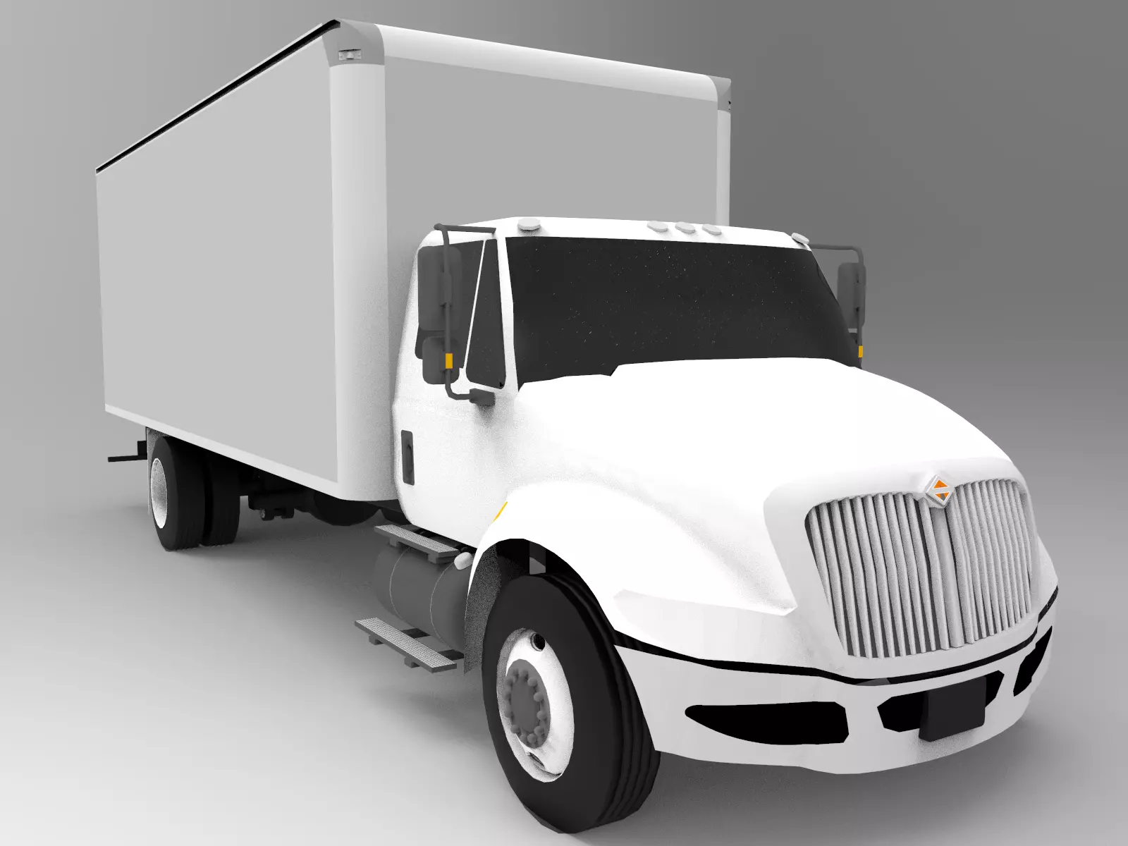 Box Truck 3D model_0