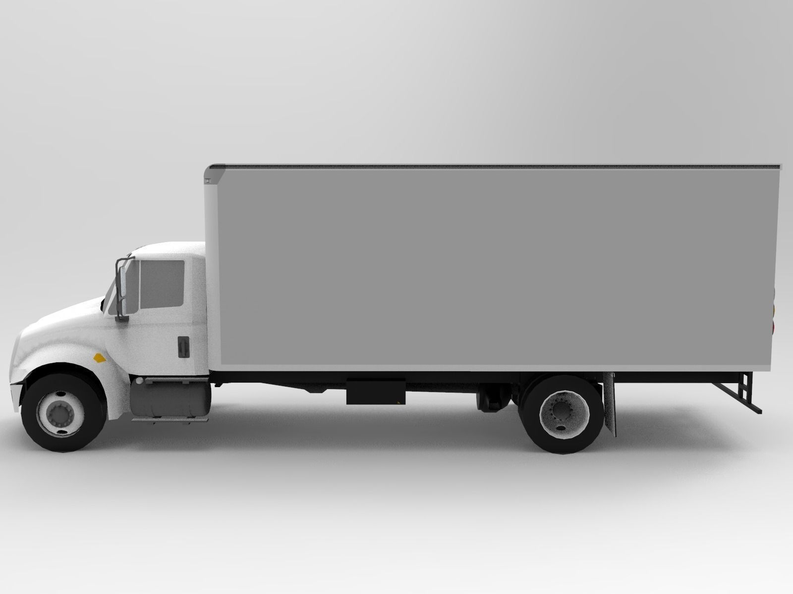 Box Truck 3D model_6