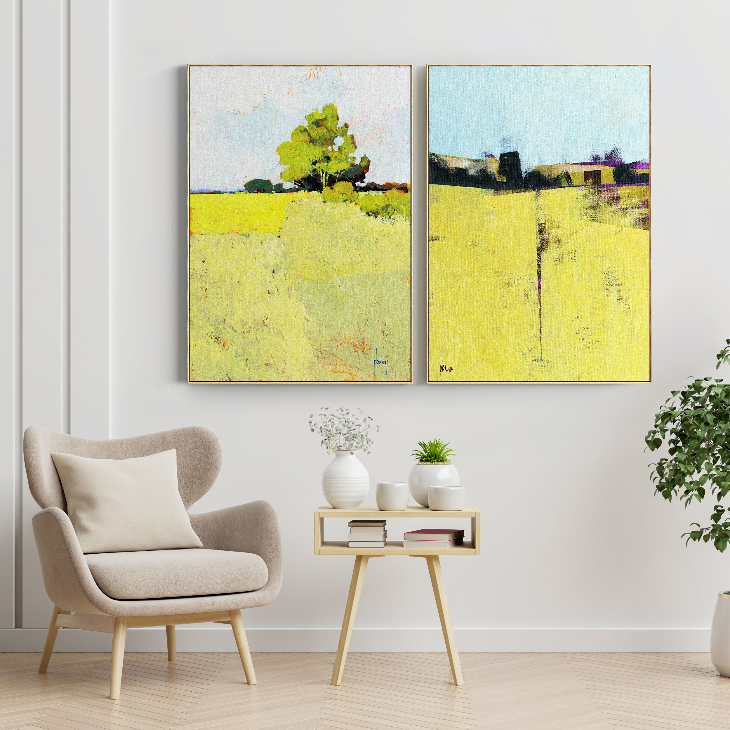 Photo Frame 22 Low-poly 3D model_4