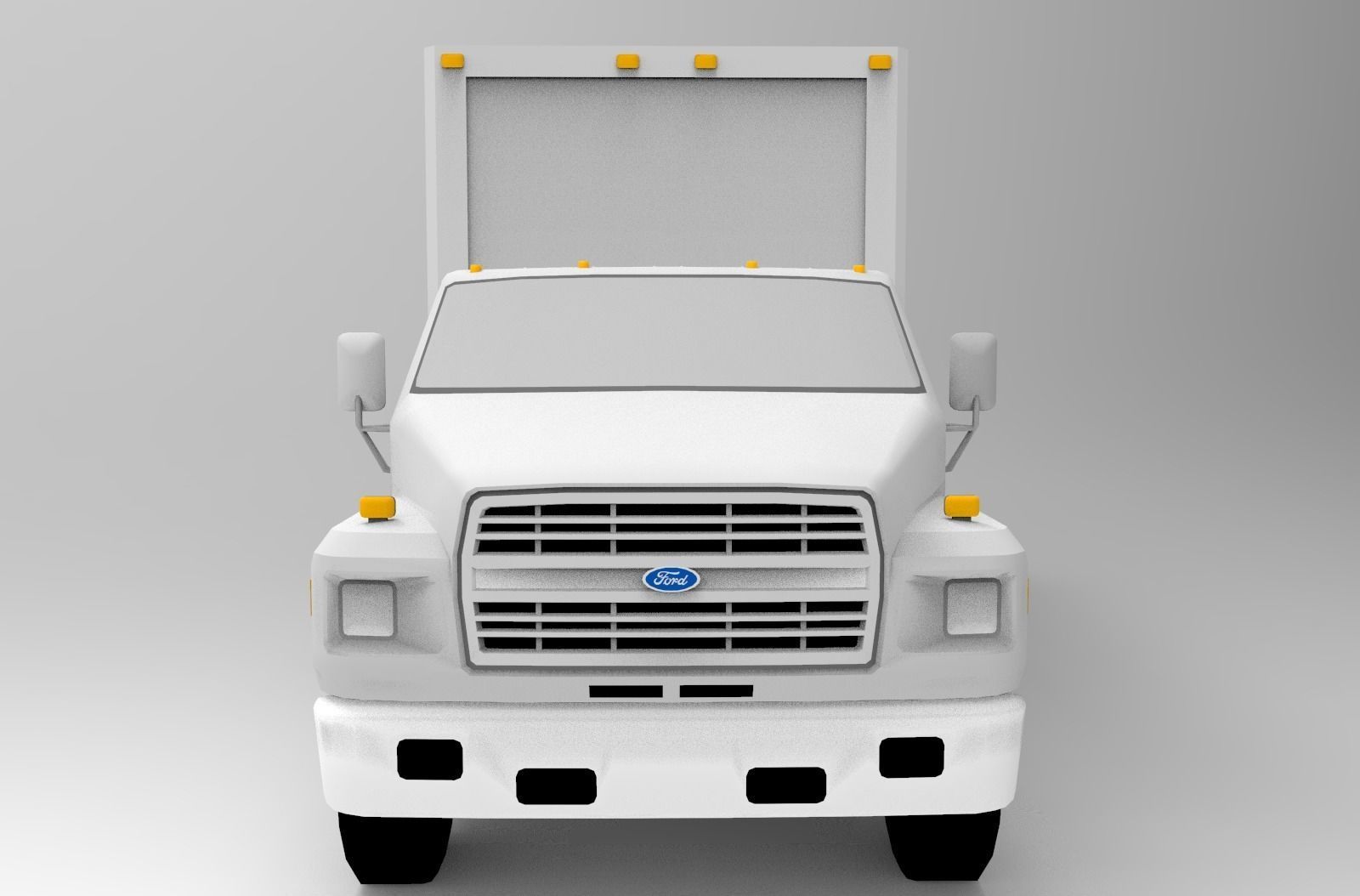 Box Truck 3D model_1