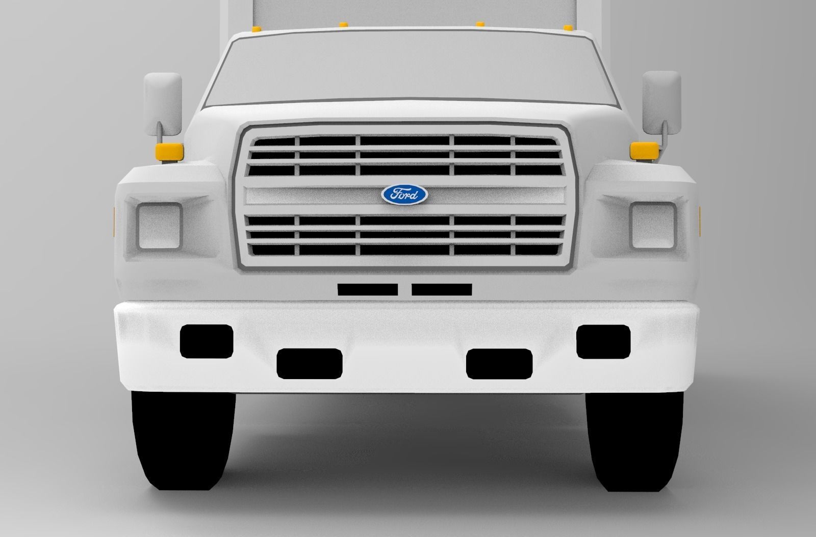 Box Truck 3D model_3
