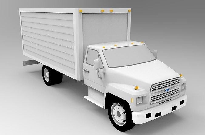Box Truck 3D model