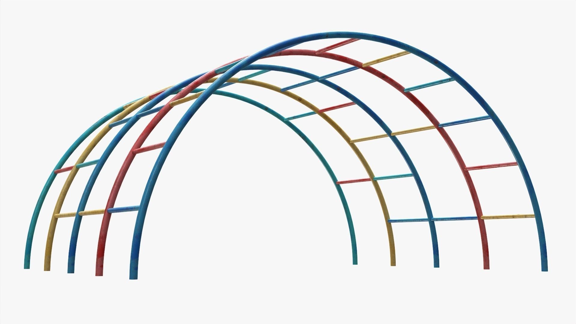 Climbing monkey 04 3D model_3