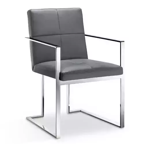 Poulin Polyurethane Upholstered Arm Chair