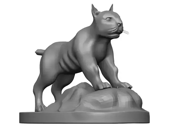 Lynx-Lynx french bulldog statue